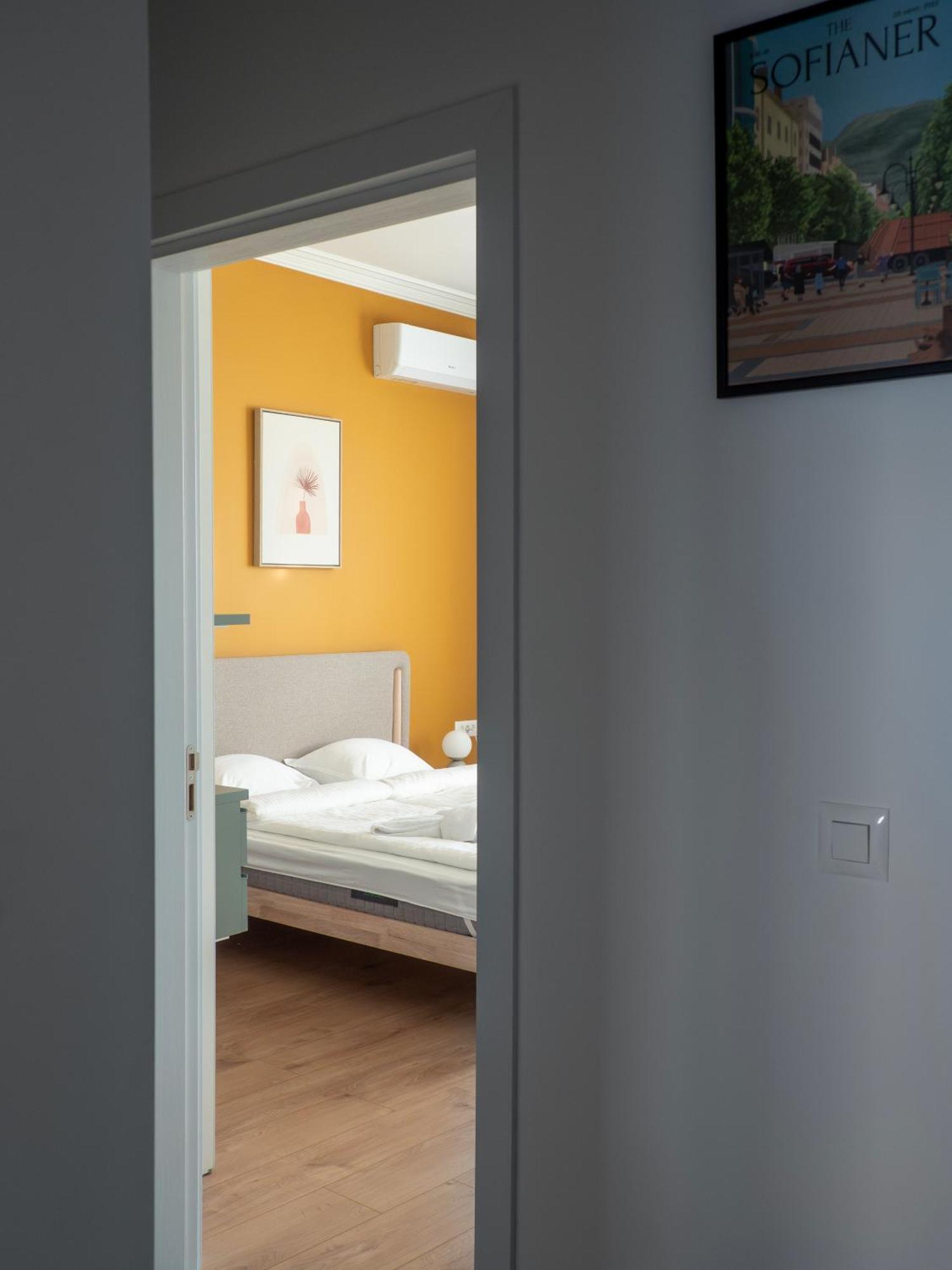 Central Apartment Parking Two Bedrooms Sky Terrace Sofia Buitenkant foto
