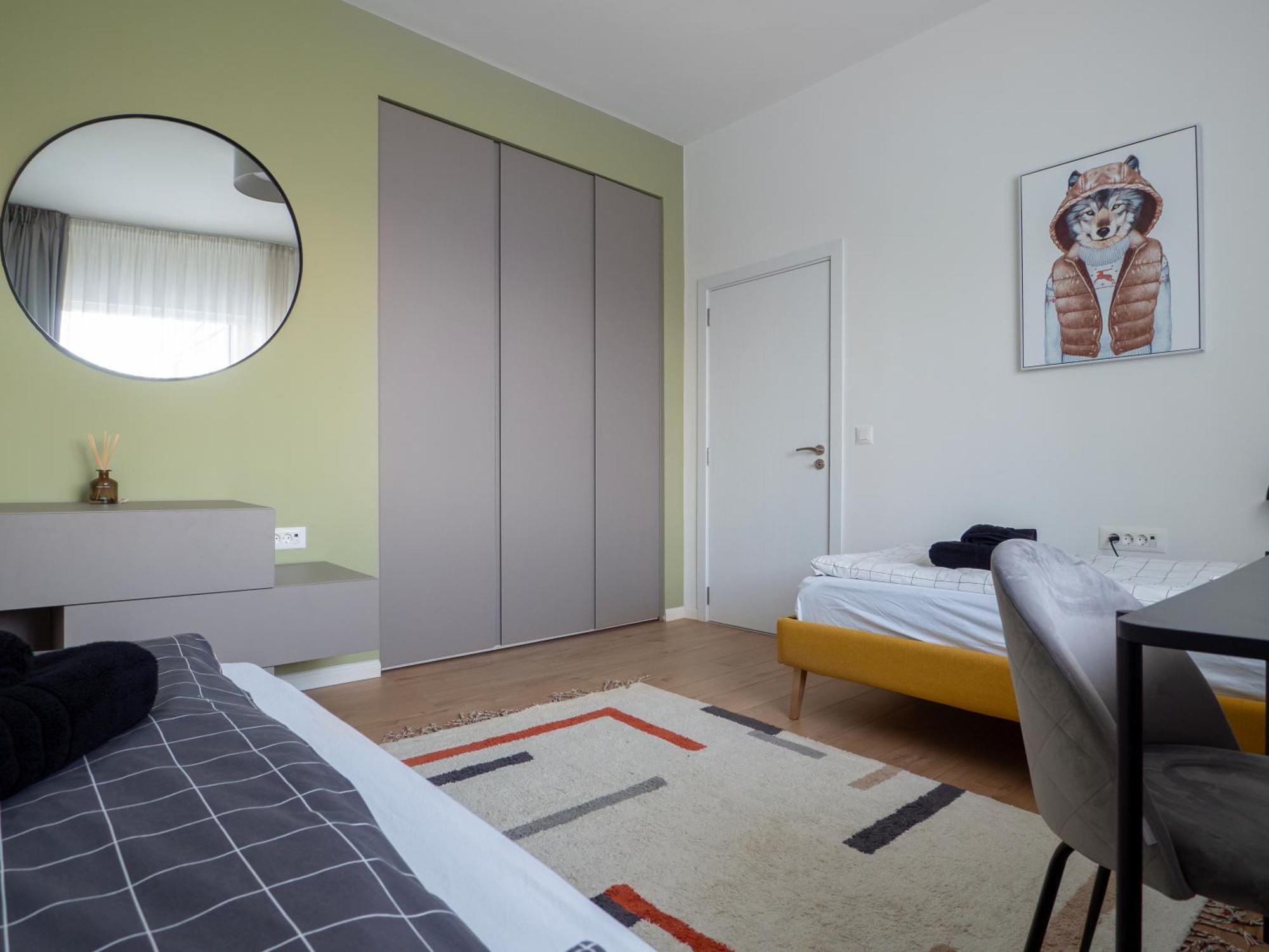 Central Apartment Parking Two Bedrooms Sky Terrace Sofia Buitenkant foto