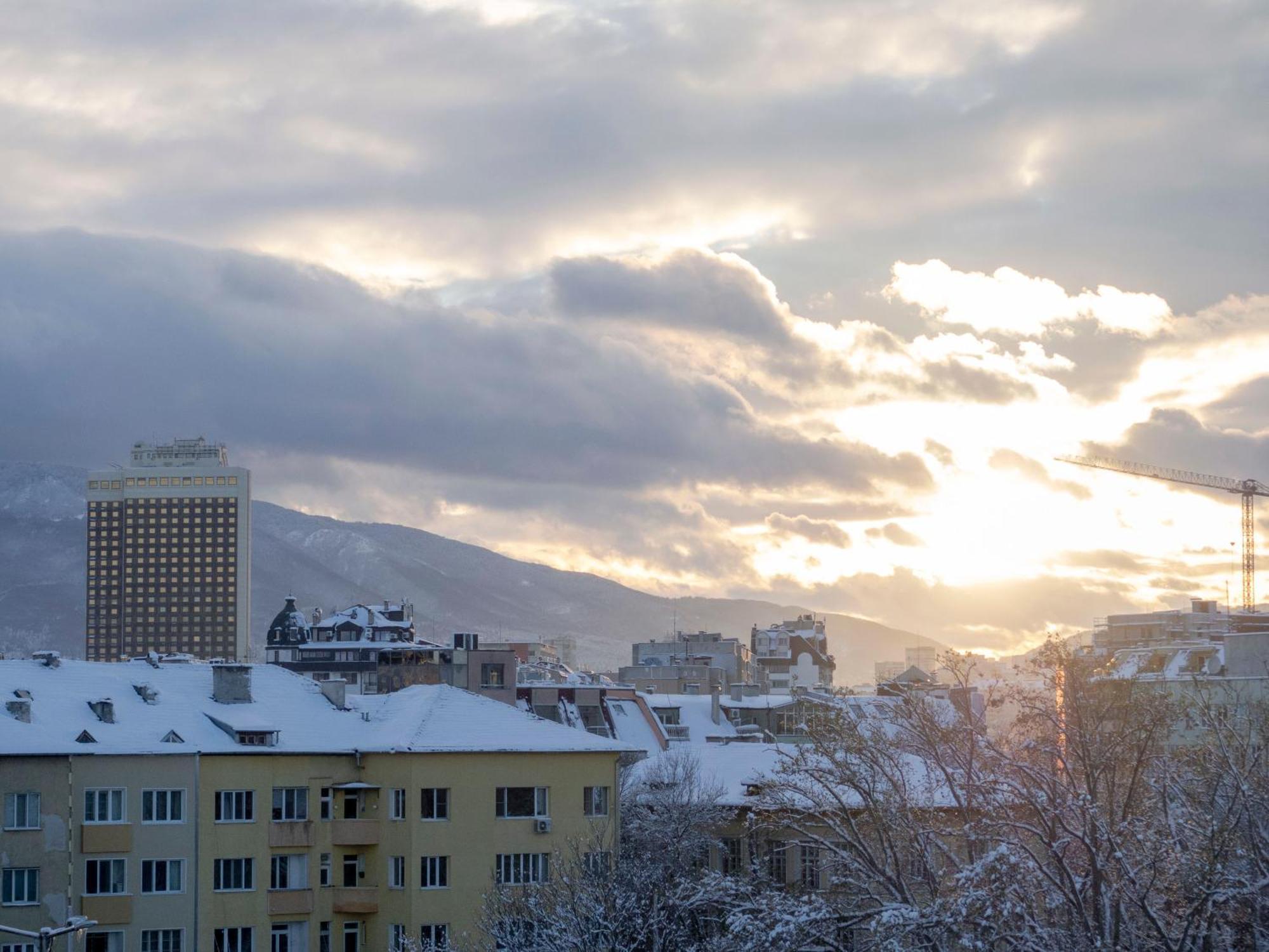 Central Apartment Parking Two Bedrooms Sky Terrace Sofia Buitenkant foto